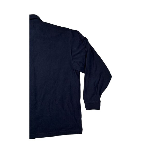 EDDIE BAUER Shirt Men's Snap-Up Fleece Long Sleeve Collared Notched Blue Large - Picture 10 of 11